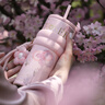 世大家明星同款保溫杯女士水杯送女朋友友老婆生日伴手禮物大容量吸管杯 曬單實(shí)拍圖