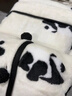 野獸派家居（tbh）熊貓嘭嘭法蘭絨家居服套裝可外穿秋冬長(cháng)袖情侶睡衣禮物 熊貓嘭嘭法蘭絨家居服 撅屁屁 M 曬單實(shí)拍圖