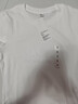 優(yōu)衣庫女裝圓領(lǐng)短T恤/短袖483455 00 白色 S /155/80A 曬單實(shí)拍圖