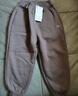 戴維貝拉（DAVE＆BELLA）童裝秋冬女童褲子男童加絨褲兒童棉褲冬季運動(dòng)褲寶寶保暖長(cháng)褲冬褲 咖啡棕【DB4237140-B】 120 cm（建議身高110-120cm） 曬單實(shí)拍圖