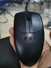 雙飛燕（A4TECH) OP-520NP 有線(xiàn)鼠標 臺式機專(zhuān)用電腦辦公鼠標 便攜鼠標 PS/2圓孔接口鼠標 黑色 曬單實(shí)拍圖
