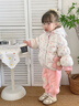 班喜迪女童棉服外套冬裝2026新款洋氣兒童加絨夾棉連帽棉衣冬季寶寶棉襖 米色 110 cm 曬單實(shí)拍圖