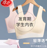 浪莎2件裝少女內衣發(fā)育期女童初中生高中學(xué)生文胸12-16歲發(fā)育期背心 升級款-膚色+粉色 L 【建議80-105斤】 曬單實(shí)拍圖