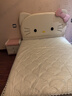 商者相融hellokitty兒童床女孩公主床兒童房凱蒂貓單人床女童卡通蝴蝶結床 【尊享版】凱蒂貓公主床+小綿羊護脊乳膠床墊+柜*1 1500mm*2000mm(框架床) 曬單實(shí)拍圖