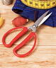 張小泉 家用剪刀手工剪刀辦公剪刀紅色單把裝HBS-198 曬單實(shí)拍圖