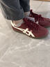 Onitsuka Tiger鬼塚虎新款德訓鞋男女鞋 復古酒紅色休閑板鞋TOKUTEN 1183B938 酒紅色 38 曬單實(shí)拍圖