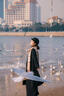 朱爾羊毛圍巾女2025新款冬季圍脖女生圍巾格紋加厚保暖生日禮物送女友 【駝咖格禮盒裝】輕奢高端圍巾送女友老婆 曬單實(shí)拍圖