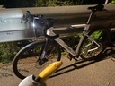 塔斯隊長(cháng)（TOSUOD）半指騎行手套女公路車(chē)夏季男山地自行車(chē)減震透氣單車(chē)裝備黑色L 曬單實(shí)拍圖
