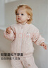 OAK FAMILY寶寶加厚棉服兒童冬保暖百搭外套嬰兒百搭拉鏈夾棉開(kāi)衫棒球服 米杏 90 cm 曬單實(shí)拍圖