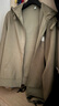 名創(chuàng  )優(yōu)品（MINISO）重磅衛衣男款秋季基礎款連帽衫美式oversize開(kāi)衫外套 灰豆綠 L 曬單實(shí)拍圖
