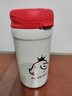 樂(lè )扣樂(lè )扣（LOCK&LOCK）翻蓋小咖杯316保溫保冷杯吸管直飲水杯子430ML紅色情人節禮物 曬單實(shí)拍圖