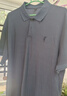 羅蒙100%純棉高端短袖t恤男士裝夏季刺繡polo翻領(lǐng)衫商務(wù)爸爸半袖體恤 5372灰色【100%棉】 XL 【建議130-150斤】 曬單實(shí)拍圖