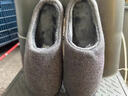 西域駱駝（VANCAMEL）男款家居室內拖鞋冬季秋冬款棉拖鞋男士冬季新款牛筋底防滑 MY-025-1灰色 41 255mm 曬單實(shí)拍圖