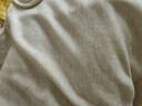 伊芙麗基礎款高領(lǐng)100%可機洗羊毛打底衫女裝修身2025秋裝新款 天然白 高領(lǐng) XL 130-140斤 曬單實(shí)拍圖