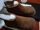 回力四季加絨加厚小短靴女松糕厚底鞋2025冬季新款勃肯馬丁鞋雪地靴棉鞋子 駝色 40 250mm 曬單實(shí)拍圖
