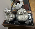 木馬人移動(dòng)茶桌小茶臺燒水壺一體式家用陽(yáng)臺休閑客廳茶幾泡茶桌子多功能 80長(cháng)-烏金石面板+煮茶全自動(dòng)電器 曬單實(shí)拍圖