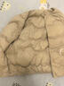 巴拉巴拉童裝寶寶馬甲外穿冬裝嬰兒衣服背心羽絨服輕薄萌男童女童兒童 卡其50617-白鴨絨 -209425101201 80 曬單實(shí)拍圖