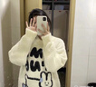 VEOX毛衣女針織衫女2025新款學(xué)院風(fēng)甜美可愛(ài)小兔軟糯學(xué)生秋冬寬松百搭 卡通兔毛衣單件 M 90-100 曬單實(shí)拍圖