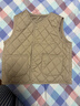 優(yōu)衣庫嬰幼兒寶寶PUFFTECH空氣棉服可機洗背心馬甲25新款478428 31 米色 100 曬單實(shí)拍圖