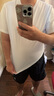 京東京造【10A抗菌】t恤男短袖t恤秋季女款白小T蘇超打底衫 白色 M 曬單實拍圖