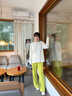 LAZY DAY TREND戶外吸濕速干索羅娜長(zhǎng)袖T恤男秋季7A抗菌防螨蟲運(yùn)動(dòng)上衣 雪花灰 M 曬單實(shí)拍圖