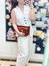 旅途原品ltyp 真絲可水洗干絲立體分割奶奶褲 極簡(jiǎn)八分休閑褲女秋 象牙白 S 曬單實(shí)拍圖