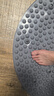 安踏加大指壓板超慢跑步墊足底按摩腳墊穴位疏通室內原地踩趾壓板 高級灰【直徑80cm 13顆磁石】 安踏正品 曬單實(shí)拍圖
