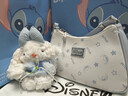 迪士尼（Disney）包包女款斜挎單肩包2025年新款輕奢小眾女生跨年生日禮物送女友 史迪仔腋下包【禮盒+兔兔掛件】 曬單實(shí)拍圖
