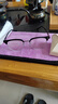 蔡司（ZEISS）鏡片近視眼鏡框男半框防藍(lán)光輻射可配帶散光度數(shù)眼睛女鈦合金鏡架 簡(jiǎn)約款 黑銀 配colorein鏡片1.56防藍(lán)光 0-600 曬單實(shí)拍圖