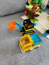樂高（LEGO）積木拼裝得寶10931 翻斗車和挖掘車大顆粒積木桌兒童玩具生日禮物 曬單實(shí)拍圖
