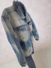 2025春秋季復古懷舊破洞牛仔外套男韓版寬松百搭潮牌夾克男士衣服 A37淺藍色 XL 曬單實(shí)拍圖