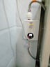 金正即熱式電熱水器小型家用速熱衛生間恒溫加熱器租房浴室洗澡神器自動(dòng)斷電安裝便攜 3500W 雪山白簡(jiǎn)裝版（無(wú)花灑套裝） 曬單實(shí)拍圖