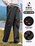 駱駝（CAMEL）加絨工裝男褲防風(fēng)防水傘兵軟殼休閑褲 C15CAYL6014 幻影黑 XXL 曬單實(shí)拍圖