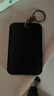 LAXS門(mén)禁卡套牛皮小長(cháng)方形門(mén)卡電動(dòng)車(chē)刷卡小區電梯卡保護套nfc鑰匙套 【大號】黑色 曬單實(shí)拍圖