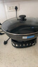 揚子家用電炒鍋鑄鐵一體插電多功能鐵鍋不粘鍋煎炒燉蒸煮一體電鍋電蒸鍋加厚加深大功率多用途鍋電熱鍋 定時(shí)款【無(wú)涂層特厚型】 38CM雙籠【適合8-9人】 曬單實(shí)拍圖
