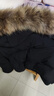 紅袖（hopeshow）貉子大毛領(lǐng)連帽羽絨服2025冬季新款女裝90白鴨絨復古風(fēng)氣質(zhì)短外套 黑050（預售11.11） S 曬單實(shí)拍圖