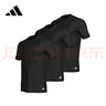 阿迪達斯Adidas短袖男女同款T恤男生親膚舒適情侶家居服運動(dòng)上衣 曬單實(shí)拍圖