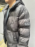 EMPORIO ARMANI/阿瑪尼官方旗艦EA7/新款男防風(fēng)防水面包夾克棉服外套秋季 UC001-黑色 L  (推薦：150-165斤) 曬單實(shí)拍圖