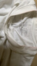 無印良品（MUJI）男式 天竺編織 圓領長袖T恤 男士 打底衫 AB1L3A4S 白色5A L 曬單實拍圖