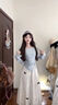 蝶嬌諾（DIEJIAONUO）連衣裙2025年秋季女裝新款韓版甜美純欲風(fēng)甜辣妹初戀心機法式顯瘦 上衣+裙子 S 曬單實(shí)拍圖