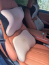 愛(ài)車(chē)屋（ICAROOM）凝膠冰絲觸感汽車(chē)頭枕腰靠 車(chē)用頸枕靠枕背靠腰墊司機座椅頭枕 曬單實(shí)拍圖