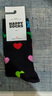 Happy Socks襪子女ins潮洛麗塔襪子堆堆襪25春夏新品 彩色心心  均碼36-40 曬單實(shí)拍圖