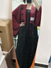 芷蘅間 喵唐錄 2025新款漢服女春秋新中式國風(fēng)連衣裙上班可以穿著(zhù)的漢服 連衣裙 預售30天 M 曬單實(shí)拍圖
