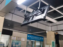 星凱仕電視吊架天花板吊頂架掛架360°旋轉 液晶電視機旋轉上下伸縮多功能顯示器監控吊頂支架電視機壁掛 雙桿加粗【55-100英寸】1-1.5米可調節側裝 曬單實(shí)拍圖