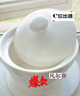 貝瑟斯 陶瓷碗燉盅 湯碗隔水燉盅內(nèi)膽蒸蛋粥燕窩盅罐餐具帶蓋勺碟420ml 曬單實(shí)拍圖