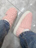 梵昇昱包跟棉拖鞋情侶款包腳后跟秋冬季居家加絨保暖月子鞋全包毛毛拖鞋 粉色趴趴狗包跟棉拖鞋 38-39 【適合37-38】 曬單實(shí)拍圖