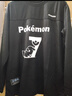 維動(dòng)（VEIDOORN）寶可夢(mèng)聯(lián)名長(cháng)袖投籃服T恤美式籃球訓練運動(dòng)戶(hù)外皮卡丘聯(lián)名黑XL 曬單實(shí)拍圖
