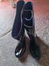 上?；亓?38高筒塑膠雨鞋防滑耐磨PVC底勞保塑膠雨靴單鞋雨鞋 838高筒 單層 39 曬單實(shí)拍圖