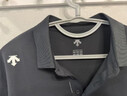迪桑特（DESCENTE）高端商務(wù)時(shí)尚吸濕速干親膚保暖Logo寬松長(cháng)袖Polo衫男女同款 黑色 100 曬單實(shí)拍圖