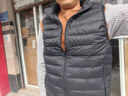 雪中飛經(jīng)典新款百搭輕薄男式立領(lǐng)短款羽絨服馬甲休閑鴨絨保暖休 寶石黑|8086 XL 180/100A 曬單實(shí)拍圖